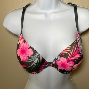 Nwot PINK Wear Everywhere Push Up Web Back Bra Size 34D